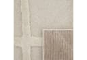 KADIMA DESIGN Teppich 3D Rauten Schlafzimmer Creme Hochflor Bild 5