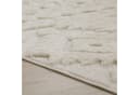 KADIMA DESIGN Hochflor Teppich Shaggy Creme 3D-Struktur Bild 4