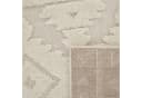 KADIMA DESIGN Hochflor Teppich Shaggy Creme 3D-Struktur Bild 5