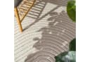 KADIMA DESIGN Teppich Creme Kurzflor Läufer 60x100 cm Bild 3