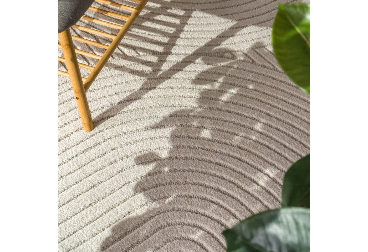 KADIMA DESIGN Teppich Creme Kurzflor Läufer 60x100 cm - Bild 3