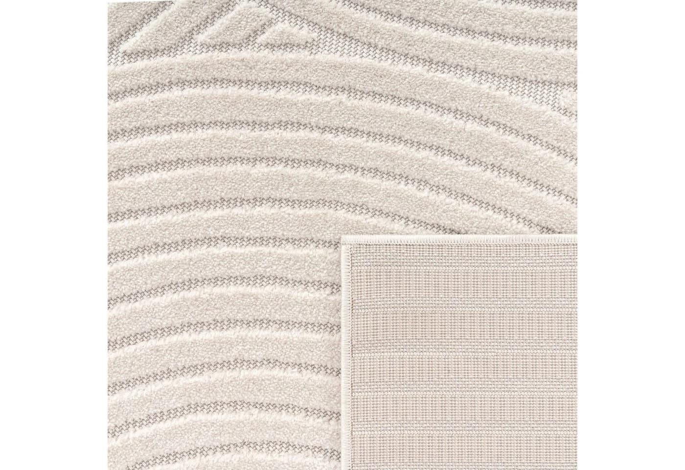 KADIMA DESIGN Teppich Creme Kurzflor Läufer 60x100 cm - Bild 5