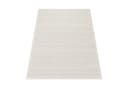 KADIMA DESIGN Teppich Struktur Creme Kurzflor Läufer Bild 1