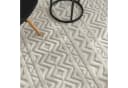 KADIMA DESIGN Teppich Struktur Creme Kurzflor Läufer Bild 3