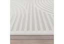 KADIMA DESIGN Teppich Struktur Wohnzimmer Creme Kurzflor Bild 4