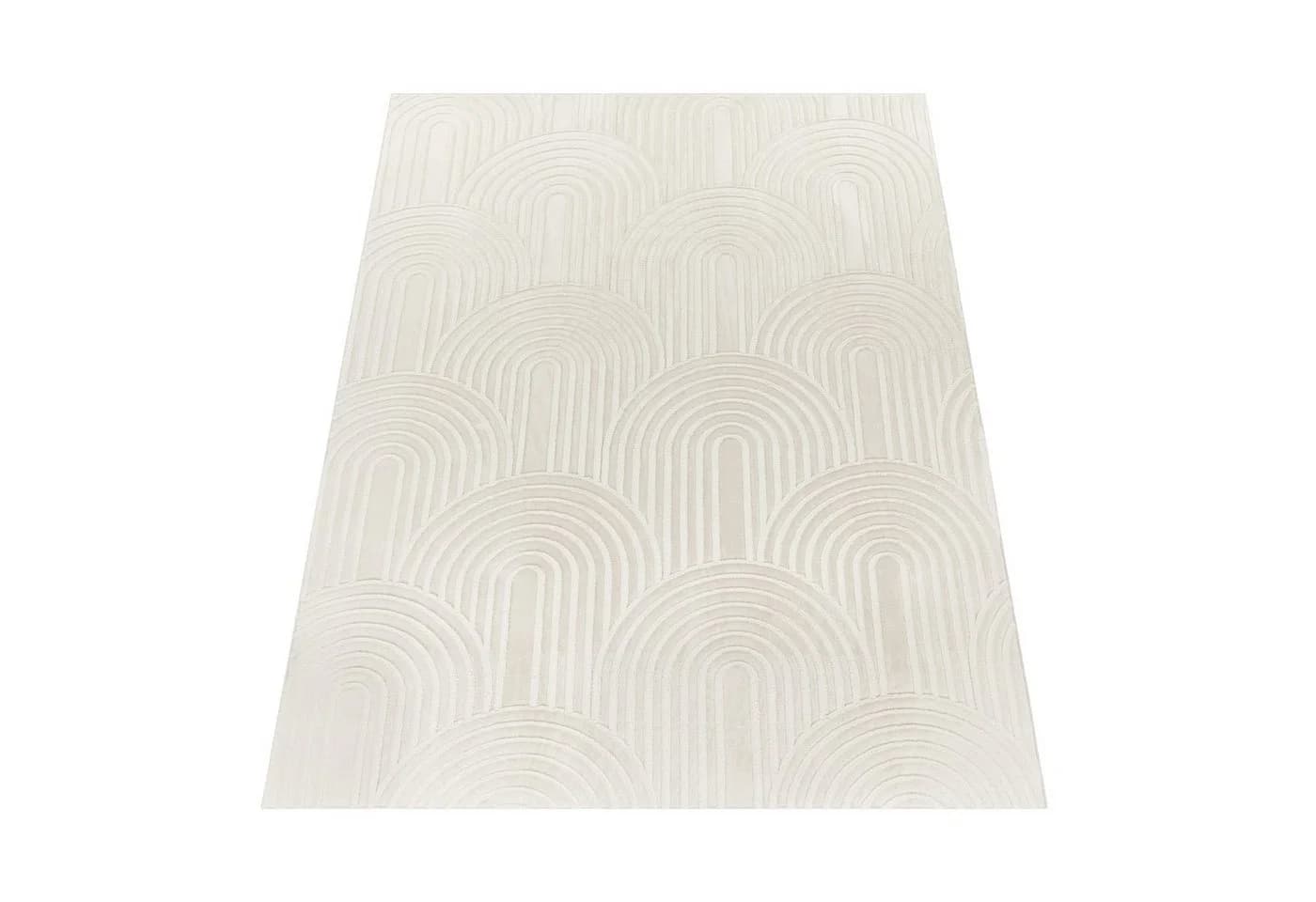 KADIMA DESIGN Teppich Creme Kurzflor waschbar