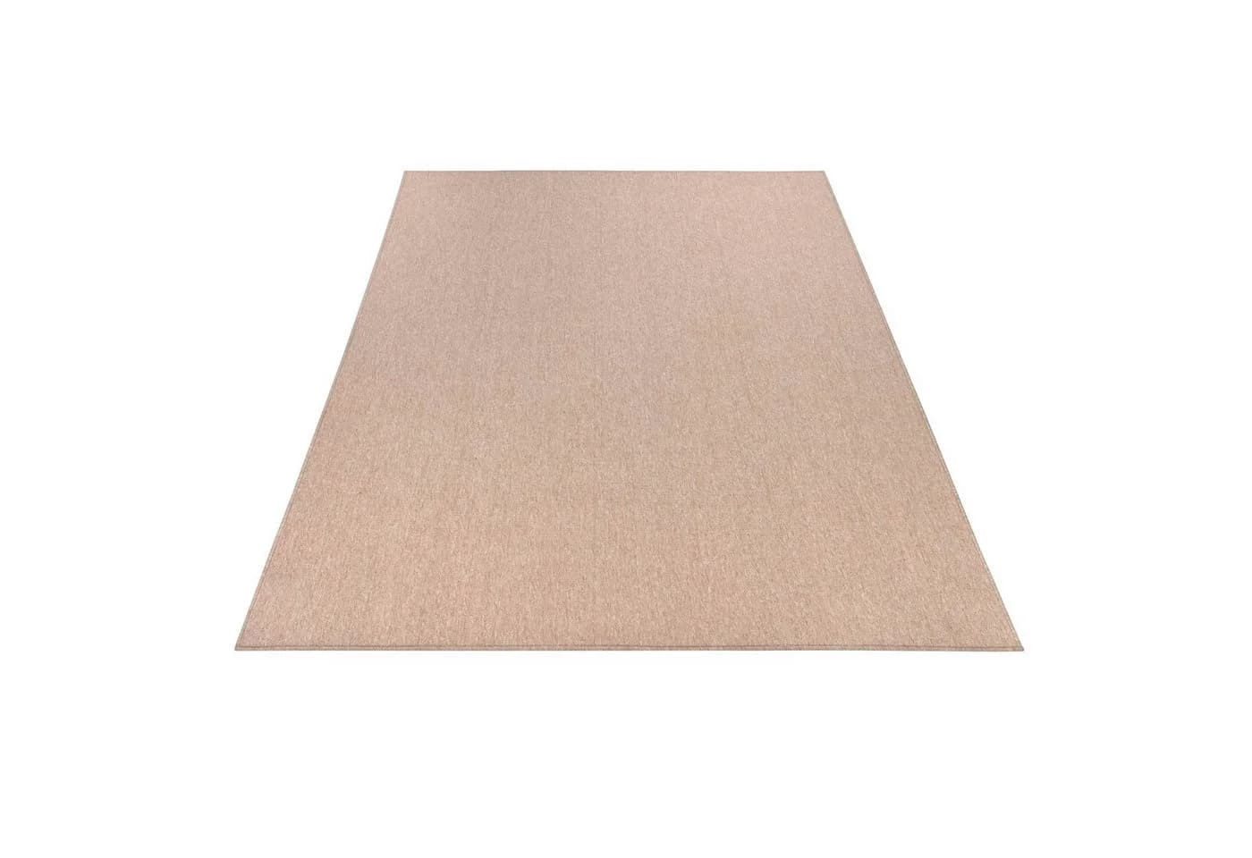 KADIMA DESIGN Waschbarer Teppich Beige Unifarben 80x150 cm