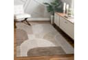 KADIMA DESIGN Teppich Abstrakt Beige Kurzflor schmutzabweisend Bild 2