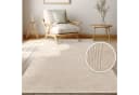 KADIMA DESIGN Teppich Unifarben Beige Kurzflor Läufer Bild 2