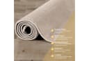 KADIMA DESIGN Teppich Unifarben Beige Kurzflor Läufer Bild 5