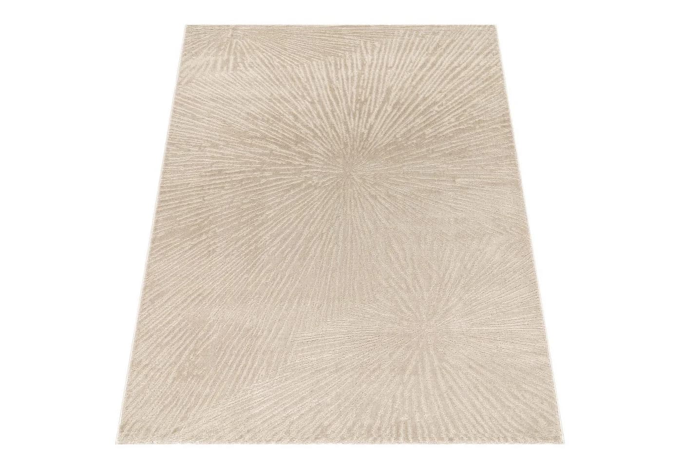 KADIMA DESIGN Teppich Kurzflor Läufer Beige