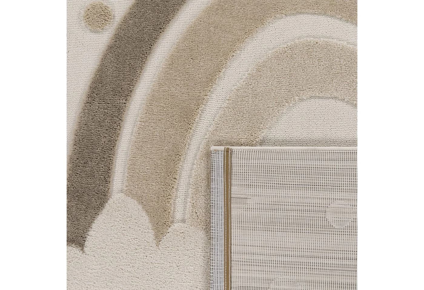 KADIMA DESIGN Kinderteppich Regenbogen Läufer Sand - Bild 5