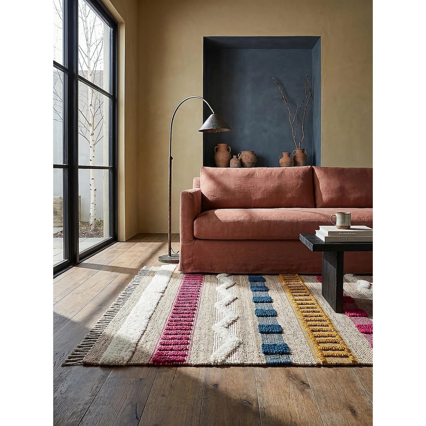 KADIMA DESIGN Juteteppich WHARFE Boho Ethno 120x170 cm