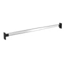 furnicato Teleskop-Kleiderstange Aluminium Silber 58-100 cm 2er Set Bild 1