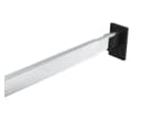 furnicato Teleskop-Kleiderstange Aluminium Silber 58-100 cm 2er Set Bild 4