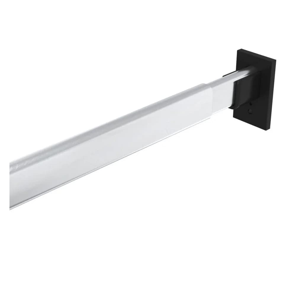 furnicato Teleskop-Kleiderstange Aluminium Silber 58-100 cm 2er Set - Bild 4