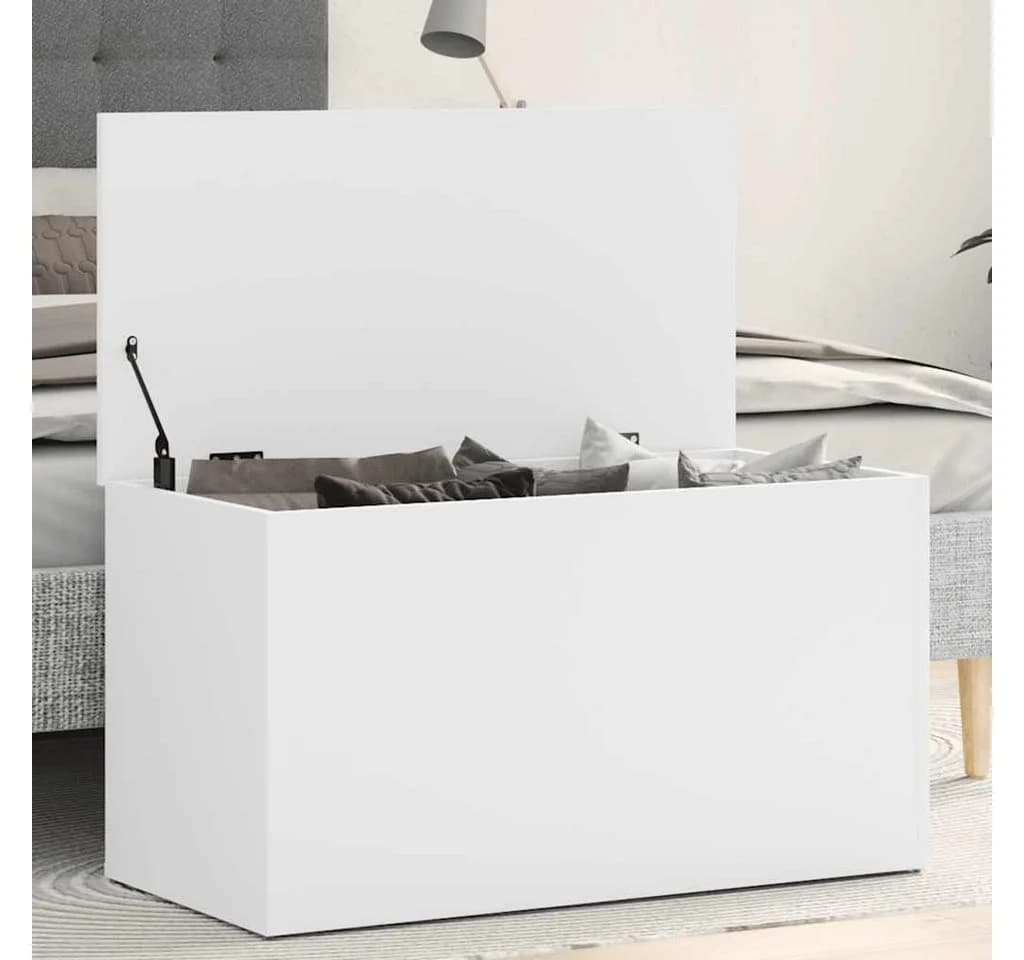 furnicato Aufbewahrungsbox Moderne Truhe Weiß - Bild 2