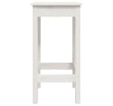 furnicato Barhocker Rustikal Weiß Massivholz 2er Set Bild 4