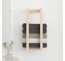 furnicato Handtuchhalter Massivholz Kiefer Bild 3