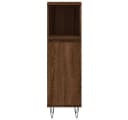 furnicato Badkommode Braun Massivholz Optik mit Eisenfüßen Bild 3