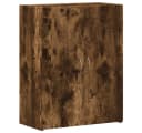 furnicato Aktenschrank Räuchereiche Massivholz 60x32x77,5 cm Bild 2