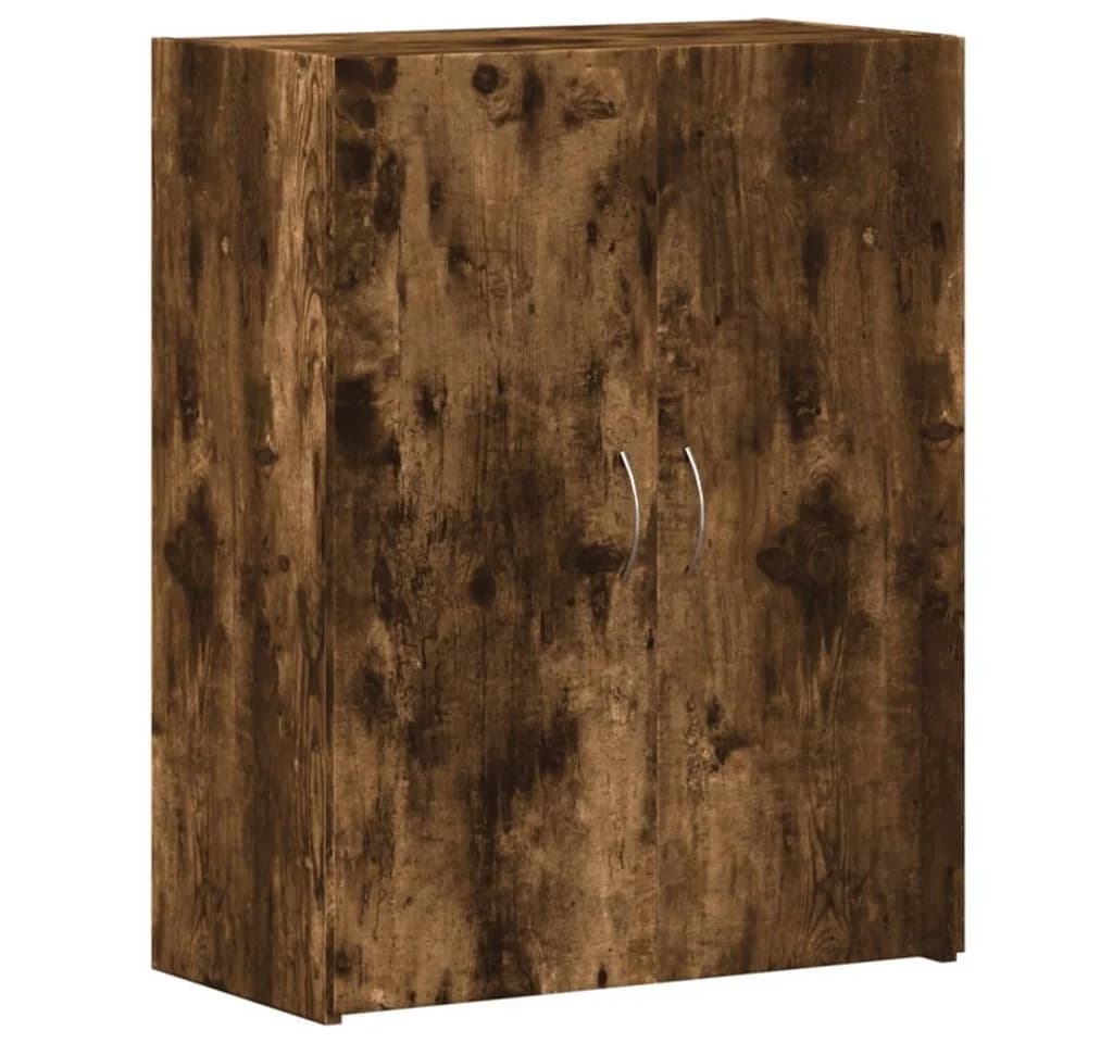 furnicato Aktenschrank Räuchereiche Massivholz 60x32x77,5 cm - Bild 2