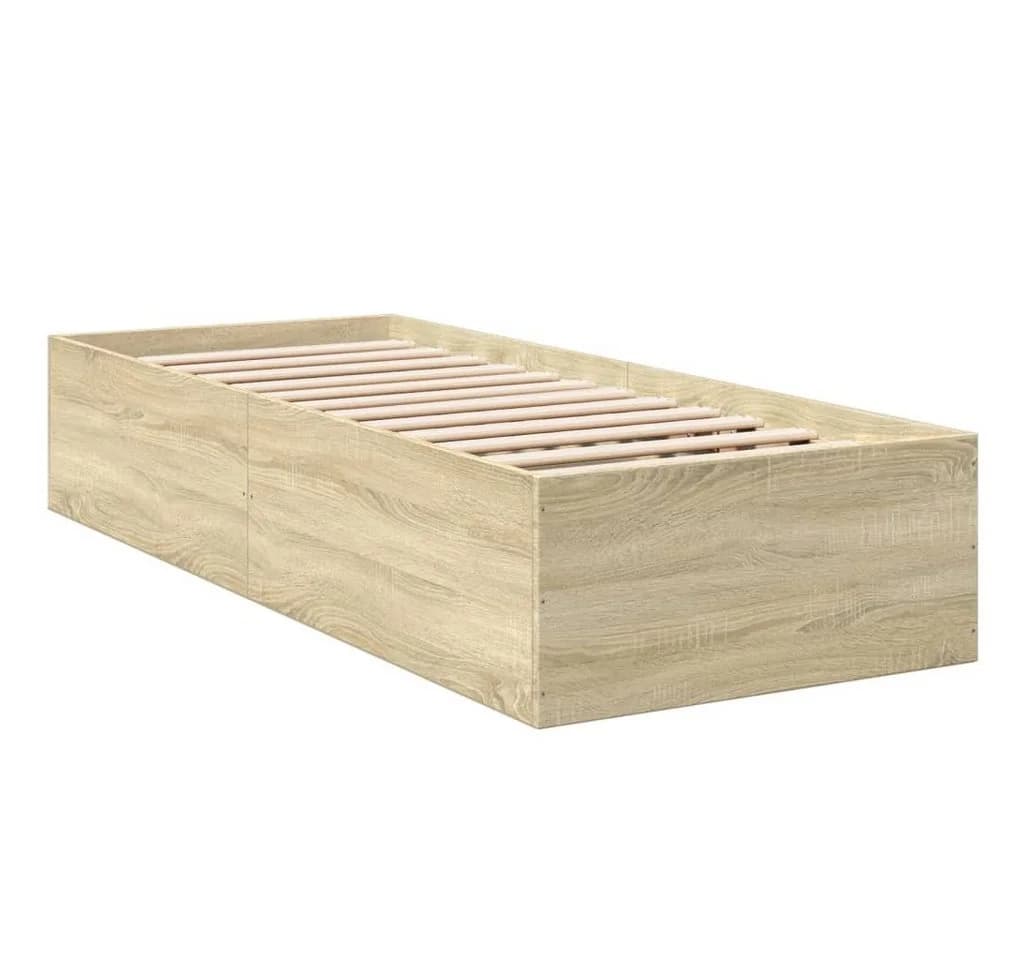 furnicato Bettgestell Sonoma-Eiche Massivholz Einzelbett - Bild 3