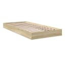 furnicato Bettgestell Sonoma-Eiche Holzwerkstoff Bild 3