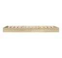furnicato Bettgestell Sonoma-Eiche Holzwerkstoff Bild 5