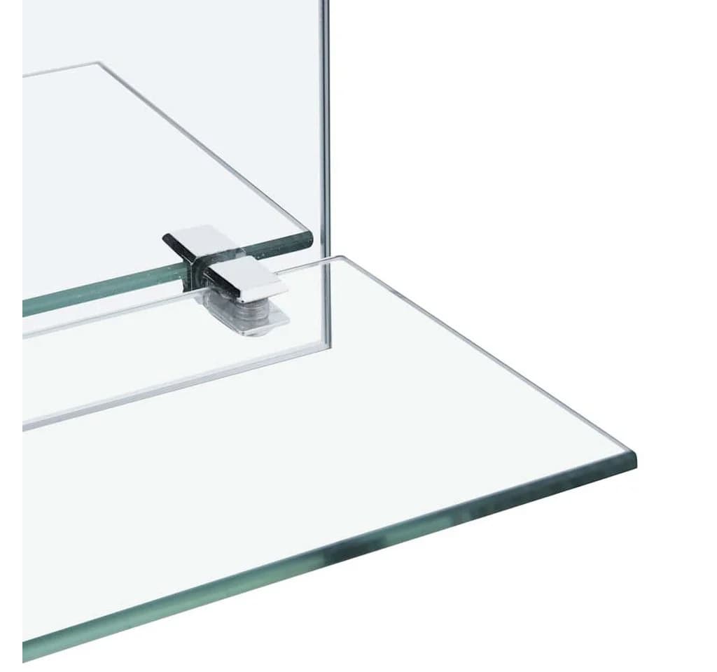 furnicato Wandspiegel Modern mit Regal 30x30 cm Glas Silber - Bild 4