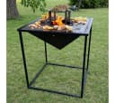 Feuercampus Plancha MEROE Grillplatte Feuerstelle Stahl Schwarz Bild 2
