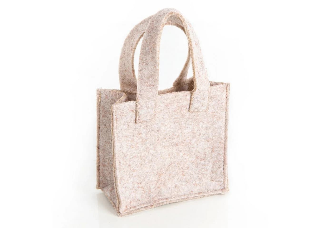Logbuch-Verlag Filz Taschen Beige 5 Stück - Bild 3