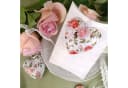 Logbuch-Verlag Dekofigur Metall-Herzen 3er-Set Rosenmotiv Rosa/Weiß Bild 1