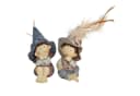 Logbuch-Verlag Dekofigur Kinderfiguren 2er-Set Filzhut braun grau Bild 2