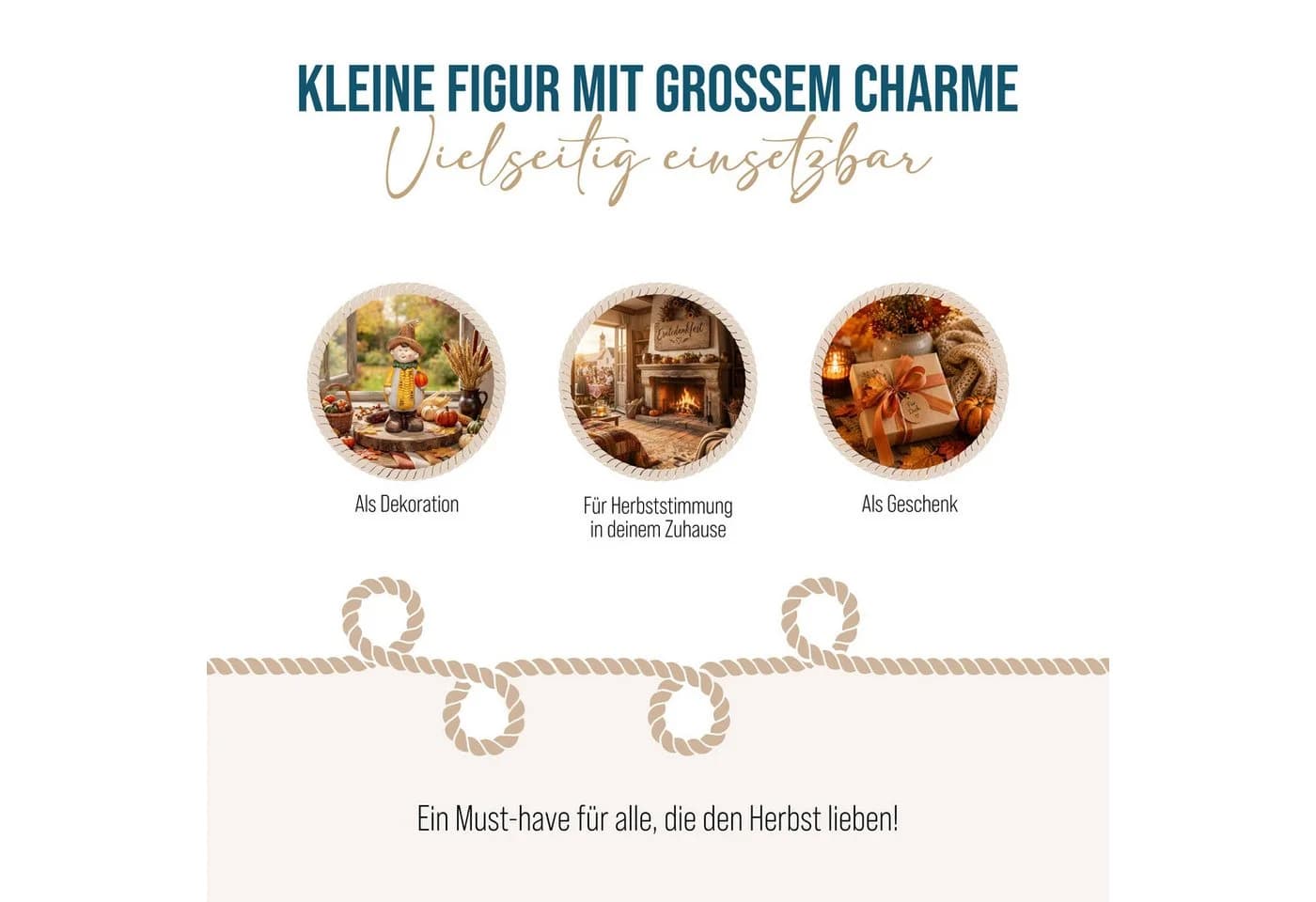 Logbuch-Verlag Dekofigur Maiskind mit Kürbis Herbstdeko Keramik - Bild 4