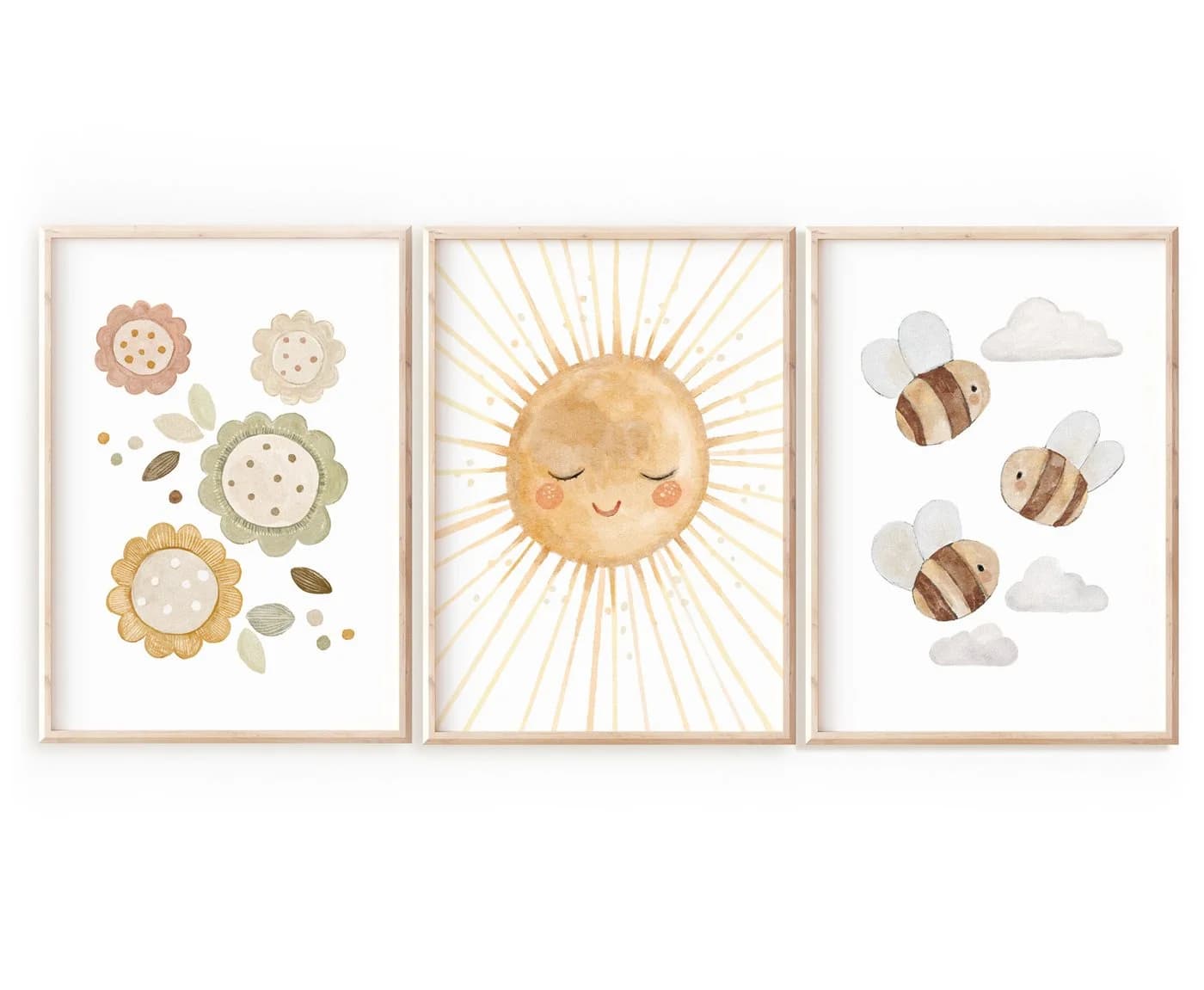 Pipapier Poster 3er Set Sommer Bunt Kinderzimmer - Bild 2