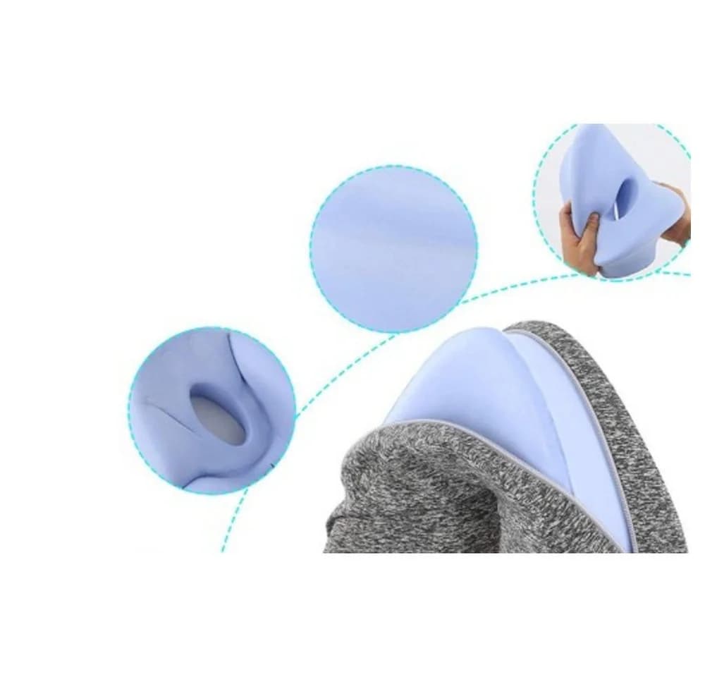 Da Meso Orthopädisches Kniekissen Memory Foam Grau