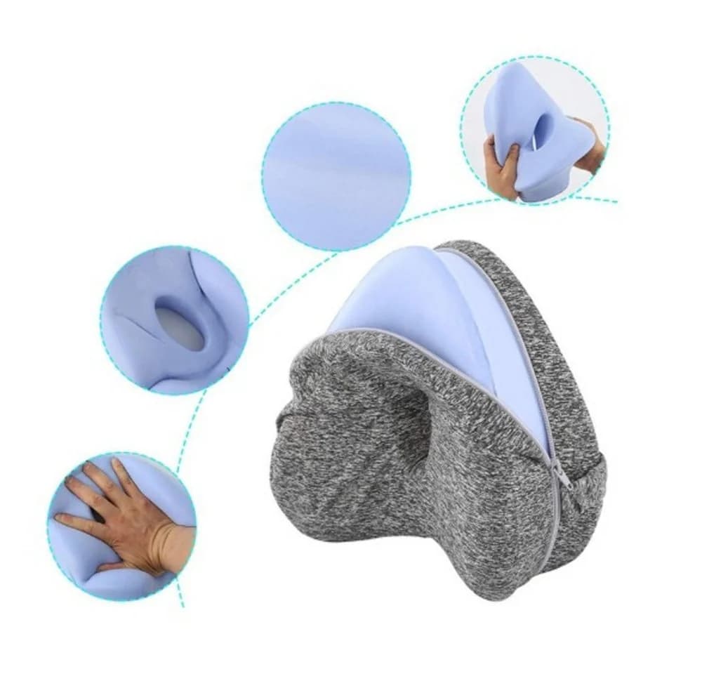 Da Meso Orthopädisches Kniekissen Memory Foam Grau - Bild 3
