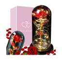 VERK GROUP Geschenkbox Ewige Rose im Glas mit LED-Licht Bild 5