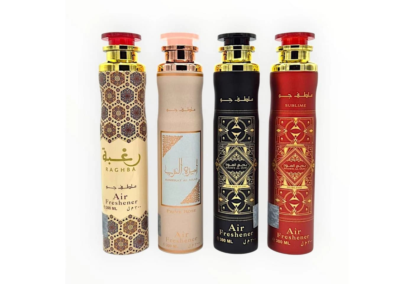 Lattafa Raumduft Set 4x300ml Orientalische Lufterfrischer - Bild 2