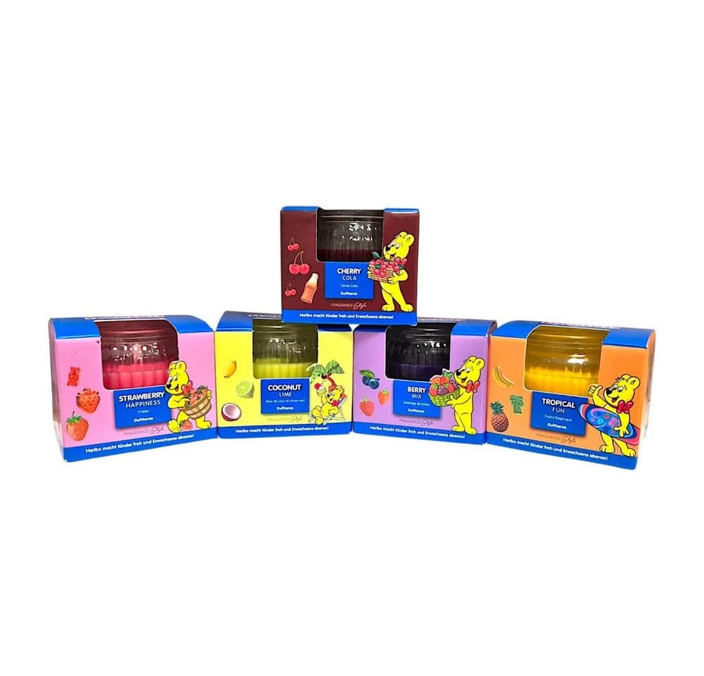 Haribo Duftkerzen Set 5x85g Fruchtig - Bild 3