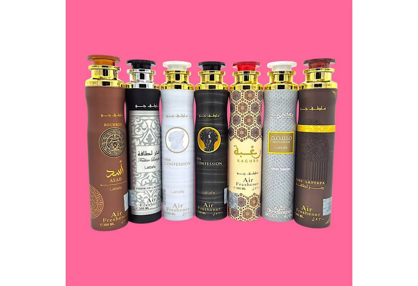 Lattafa Raumduft Asad Bourbon 3x300ml – Lufterfrischer & Raumspray