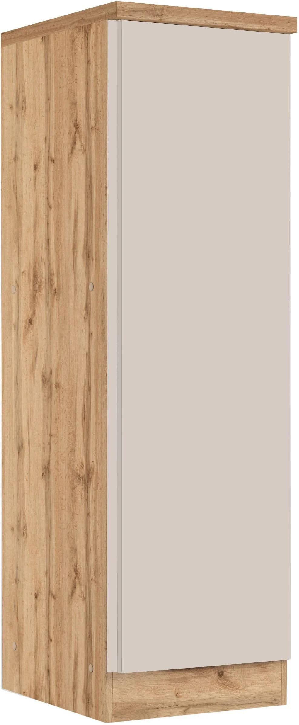Kochstation Vorratsschrank Virginia Beige/Wotaneiche MDF