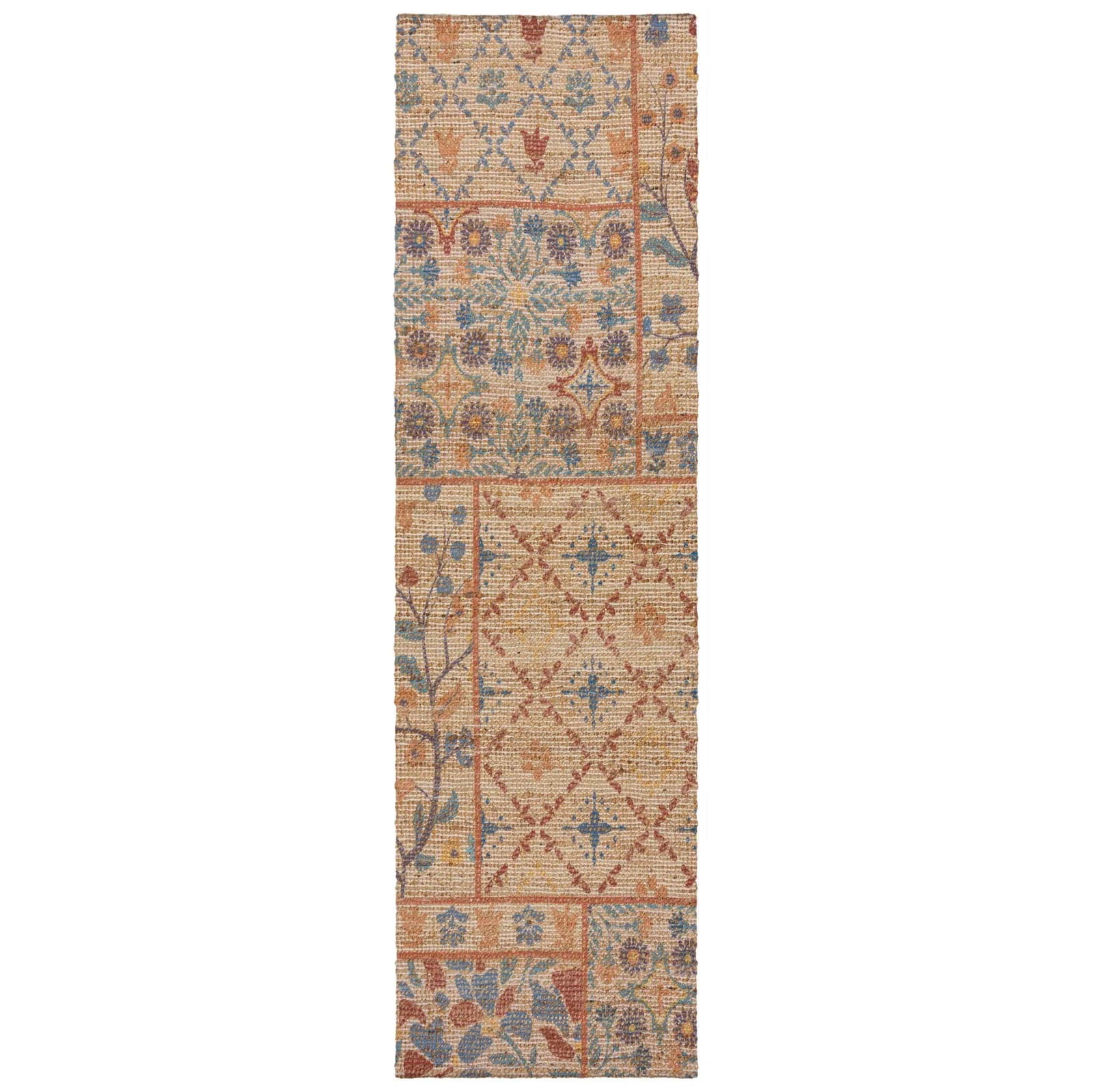 KADIMA DESIGN Juteteppich AVILL Beige Handgewebt Boho