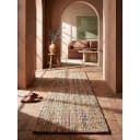 ERME Kadima Design Läufer Boho Natur-Bunt Jute-Wolle Bild 1