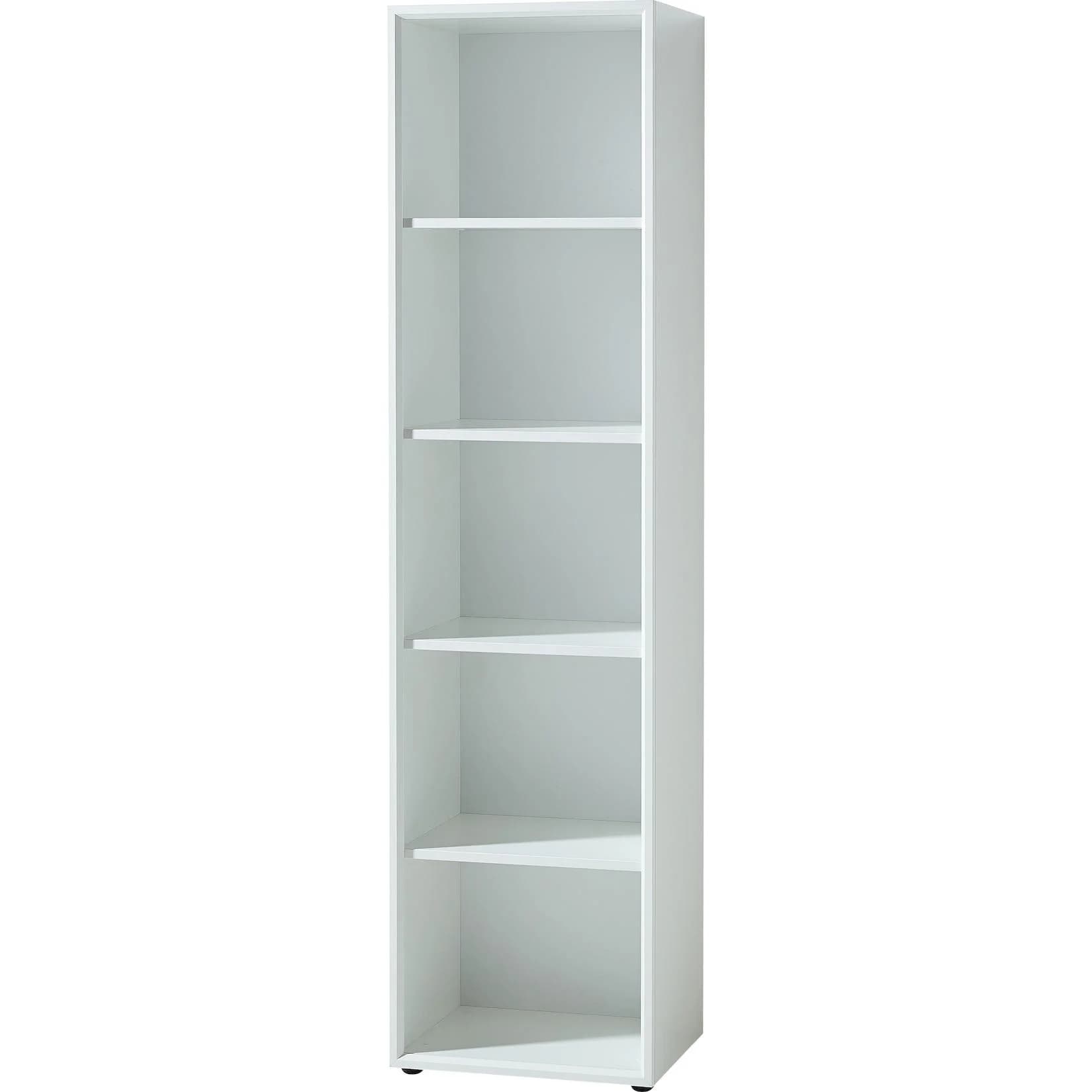 Kadima Design Aktenregal Hoch Schmal Weiß 50x196x37 cm