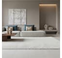 KADIMA DESIGN Shaggy Teppich Weiß 60x110 cm Polypropylen Bild 1