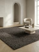 KADIMA DESIGN Teppich AMMER Kurzflor Braun 60x100 cm Bild 2