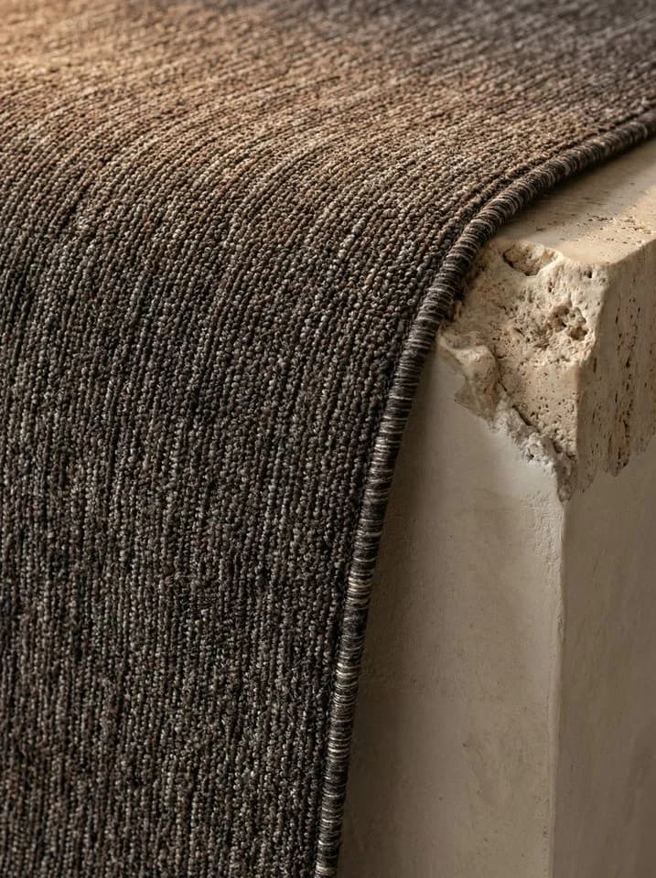 KADIMA DESIGN Teppich AMMER Kurzflor Braun 60x100 cm - Bild 4