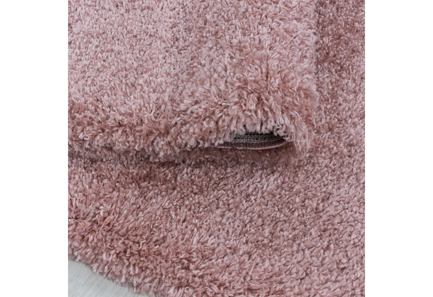 KADIMA DESIGN Teppich SALZACH Shaggy Rosa 60x110 cm - Bild 4